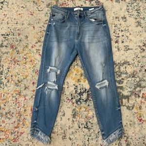 KanCan Distressed Skinny Jeans Size 13/30